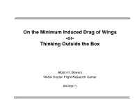 Minimum Induced Drag & Bending Moment