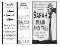 Sarah, Plain & Tall Program
