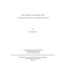 Seed Libraries and Food Insecurity