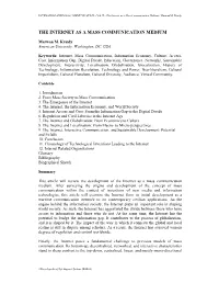 The Internet As a Mass Communication Medium - Marwan M