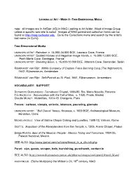 (AS) in MAG Looking at Art Folder, Week 4 Image Group Unless a Specific Web Site Is Noted