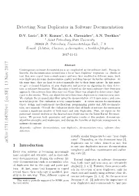 Detecting Near Duplicates in Software Documentation