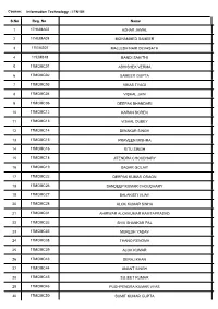 Information Technology - I FN101