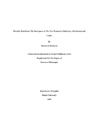 Plurality Redefined: the Emergence of the New Woman in Mukherjee, Divakaruni And