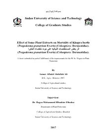 Sudan University of Science and Technology College of Graduate