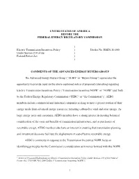 AEBG Comments in Docket No. RM20-10
