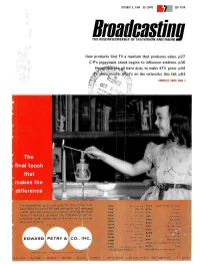 Broadcast:Fig the BUSINESS WEEKLY of TELEVISION and RADIO