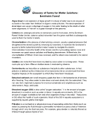 Glossary of Terms for Water Solutions: Bernheim Forest