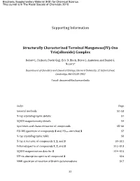Supporting Information Structurally