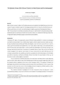 The Epistemic Virtues of the Virtuous Theorist: on Albert Einstein and His Autobiography1
