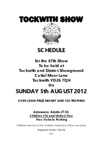 Tockwith 2012 Schedule 220512 Edition.Pub