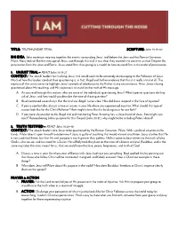 TRUTH UNDER TRIAL SCRIPTURE: John 18:19-40 BIG IDEA