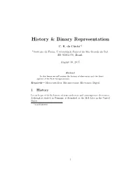 History & Binary Representation