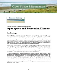 Open Space and Recreation Element