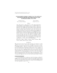 The Johannine Comma (1 John 5:7–8): the Status of Its Textual History and Theological Usage in English, Greek, and Latin