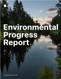 2020 Environmental Progress Report Apple.Com/Environment Introduction Climate Change Resources Smarter Chemistry Appendix 3