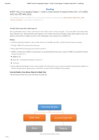 Downloaded from Flexiprep.Com NCERT Class 6 Geography