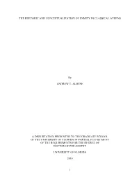The Rhetoric and Conceptualization of Enmity in Classical Athens