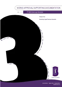 Works Approval Supporting Documentation