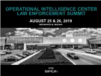 Oic / Law Enforcement Summit Overview