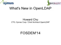 Openldap Slides