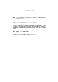 A Unified Approach for the Enantioselective Synthesis of the Brominated Chamigrene Sesquiterpenes