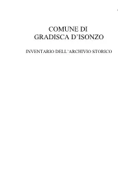 Comune Di Gradisca D'isonzo