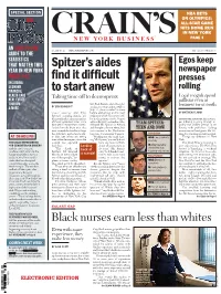 Spitzer's Aides Find It Difficult to Start Anew
