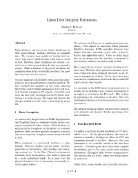 Linux Data Integrity Extensions