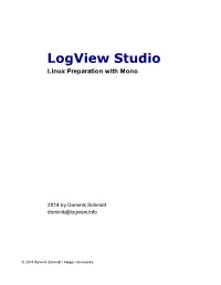Logview Studio Linux Preparation with Mono