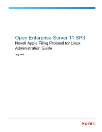 Novell AFP for Linux Administration Guide 12.2 Enabling Auditing