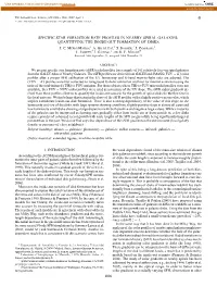 Specific Star Formation Rate Profiles in Nearby Spiral Galaxies: Quantifying the Inside-Out Formation of Disks J
