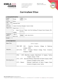 Curriculum Vitae
