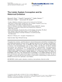 The Limbic System Conception and Its Historical Evolution