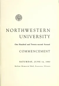 Annual Commencement / Northwestern University