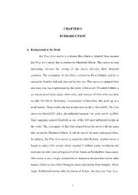 Chapter I Introduction