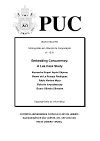 Embedding Concurrency: a Lua Case Study