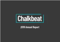 2019 Annual Report TABLE of CONTENTS Table of Contents