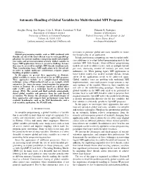 Automatic Handling of Global Variables for Multi-Threaded MPI Programs