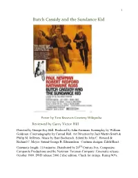 Hill's Butch Cassidy and the Sundance