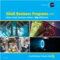OSBP Small Business Program Guide
