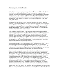 Statement from Derrica Donelson