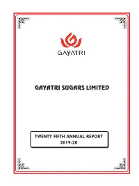 GSL 25Th Annual Report 2019-20.Pmd