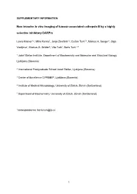 Non-Invasive in Vivo Imaging of Tumour-Associated Cathepsin B by a Highly Selective Inhibitory Darpin
