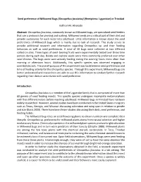 Seed Preference of Milkweed Bugs (Oncopeltus Fasciatus) (Hemiptera: Lygaeidae) in Trinidad