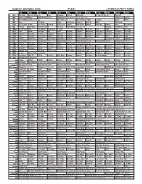 Sunday Morning Grid 4/18/21 Latimes.Com/Tv Times