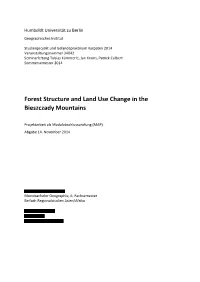 Forest Structure and Land Use Change in the Bieszczady Mountains