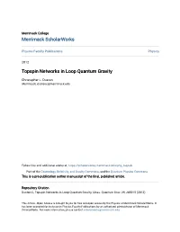 Topspin Networks in Loop Quantum Gravity