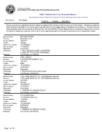 AB&T Administrative Case Disposition Report by Date