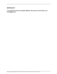 EIR Chapter Template